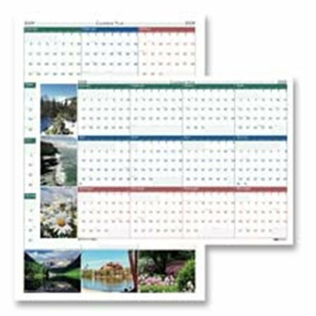CEO Wall Calendar- in.Earthscapesin.- Laminated- 12 Mth- Jan-Dec- 32in.x48in. CE3763164